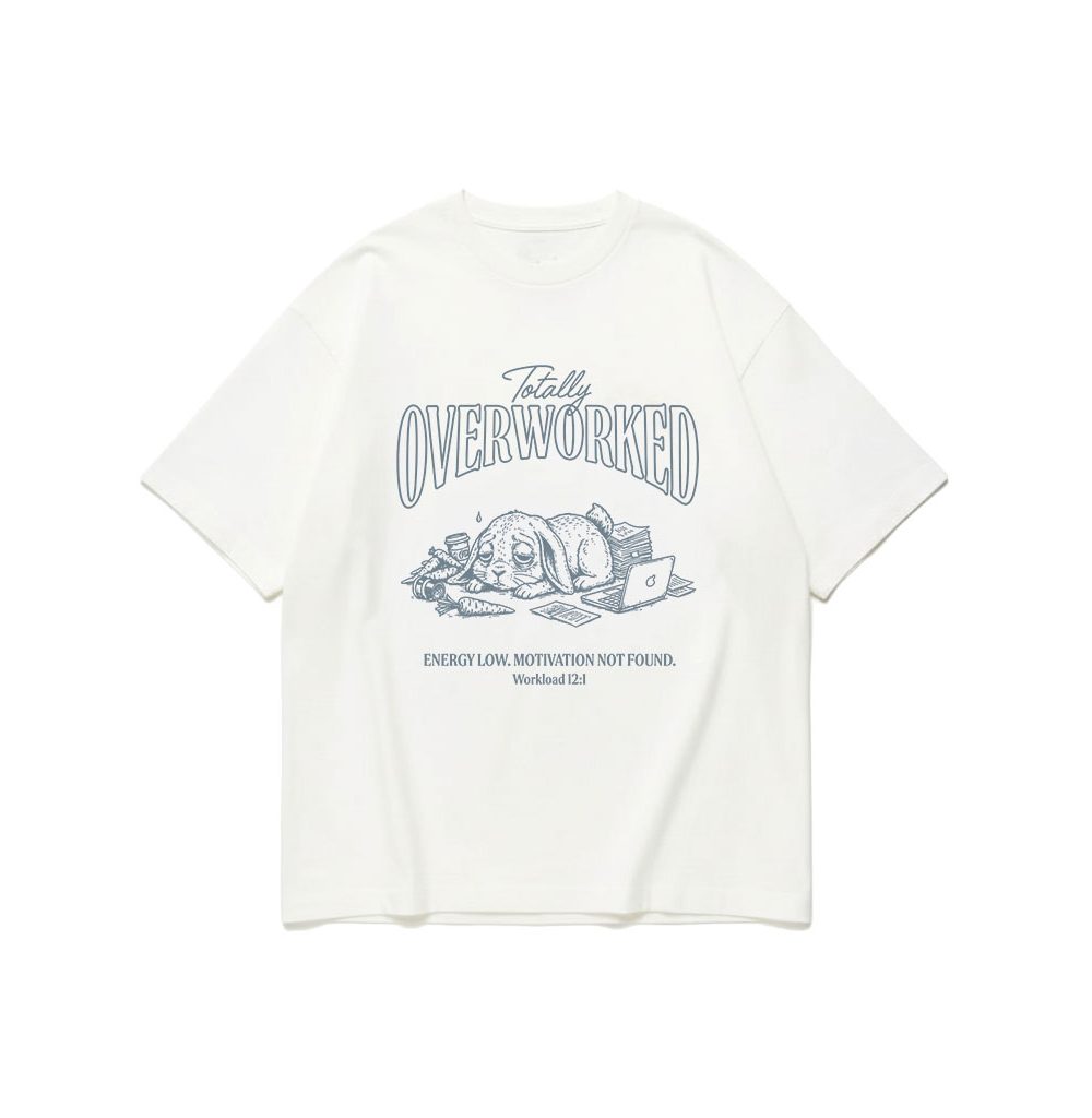 OVERWORKED / WHITE
